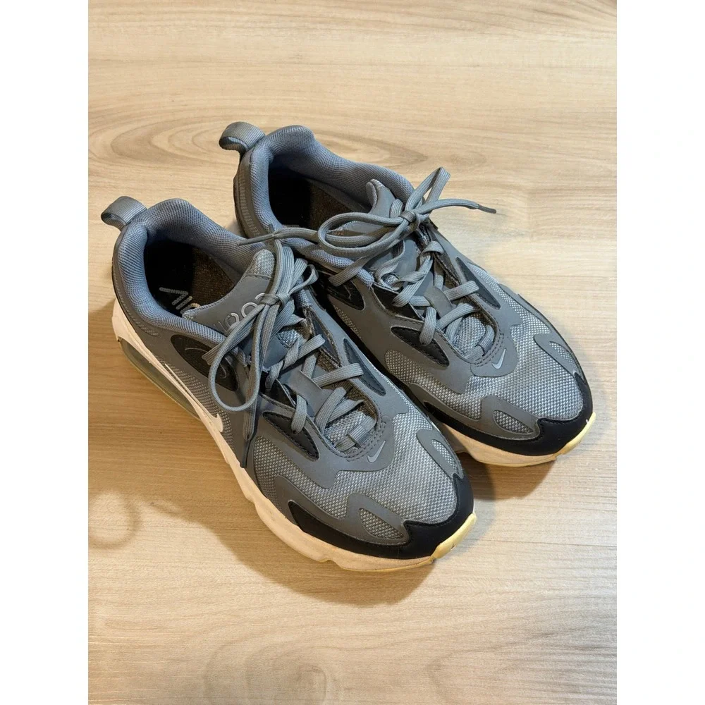 Nike Air Max 200 Grey 7.5 Mens CK4979-991 Lifestyle Sneakers Running Shoes